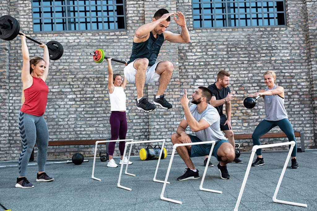 work out with a friend